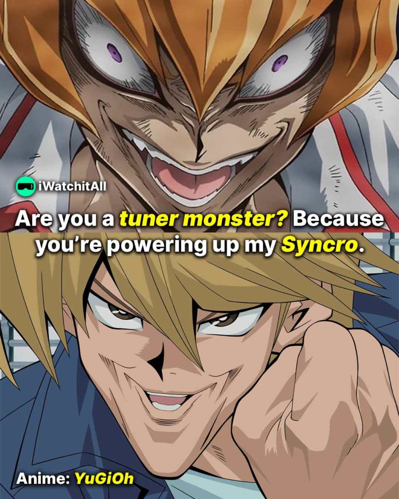 Are you a tuner monster Because you’re powering up my Syncro