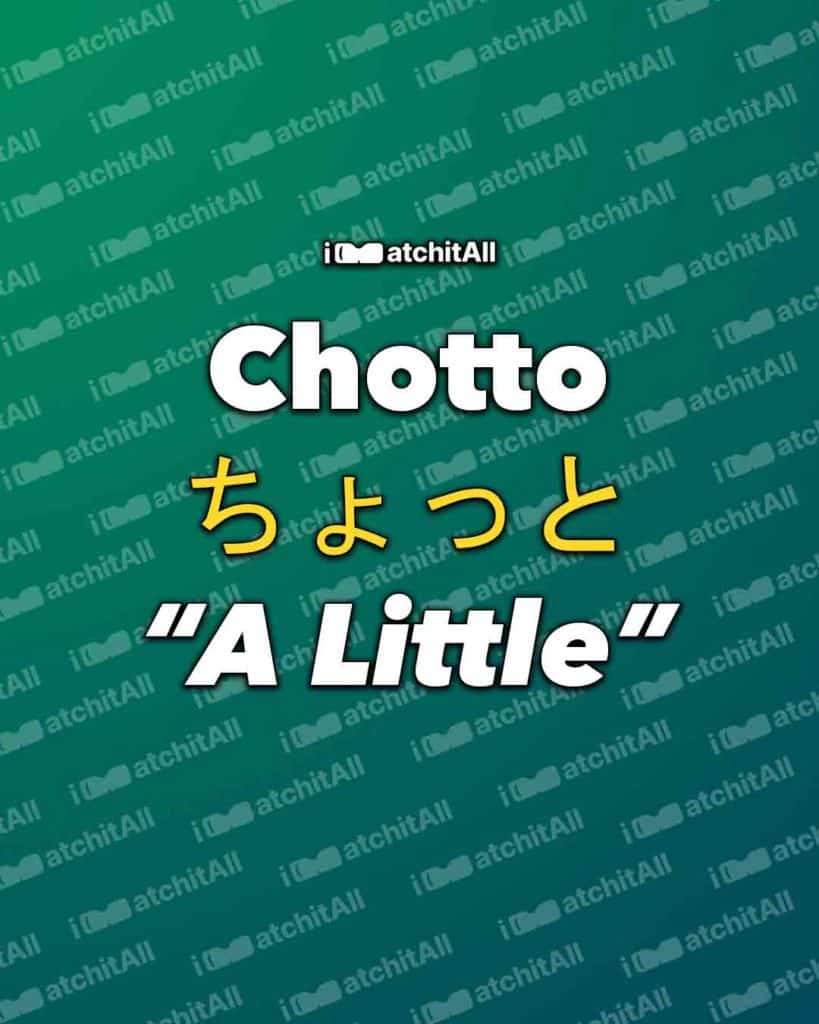 Chotto