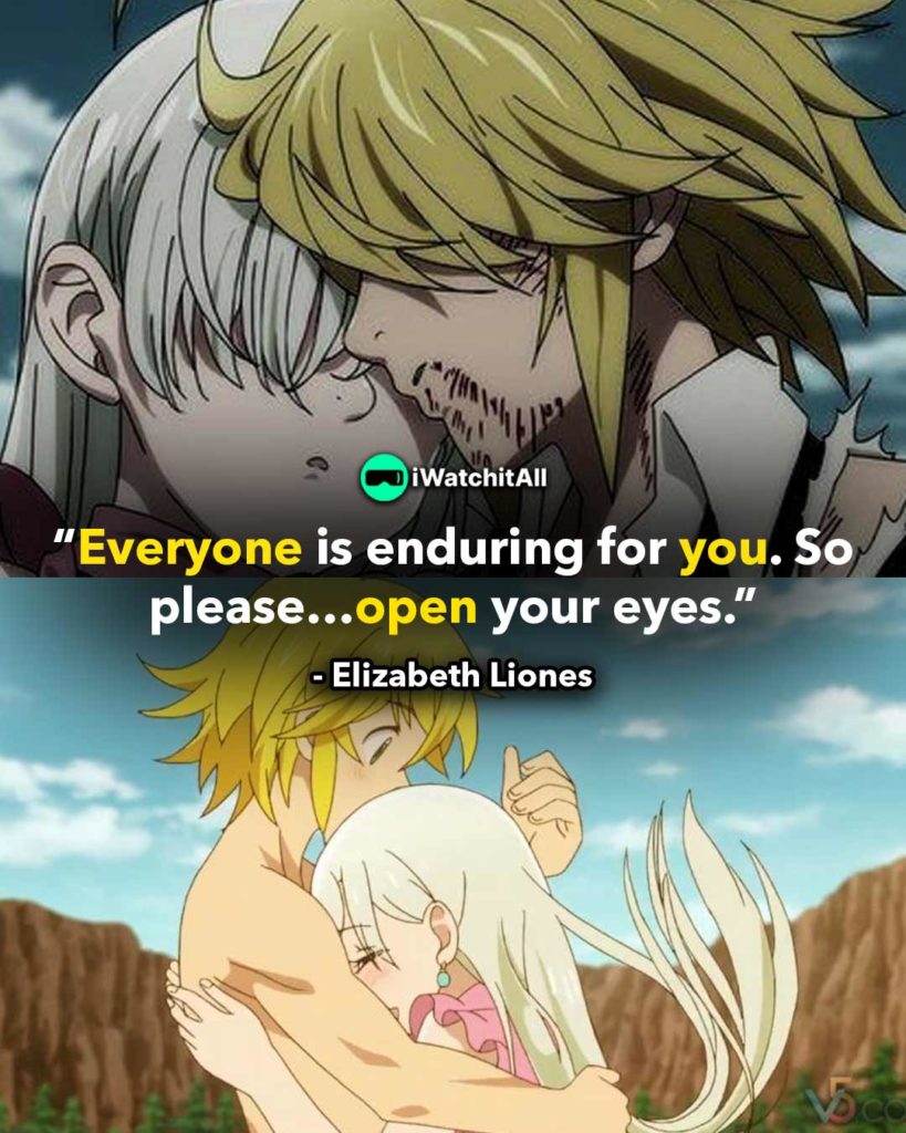 “Everyone is enduring for you. So please…open your eyes.”