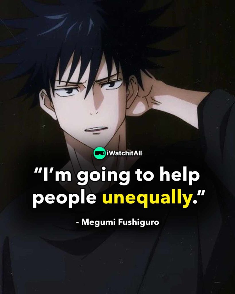 I'm going to help people unequally