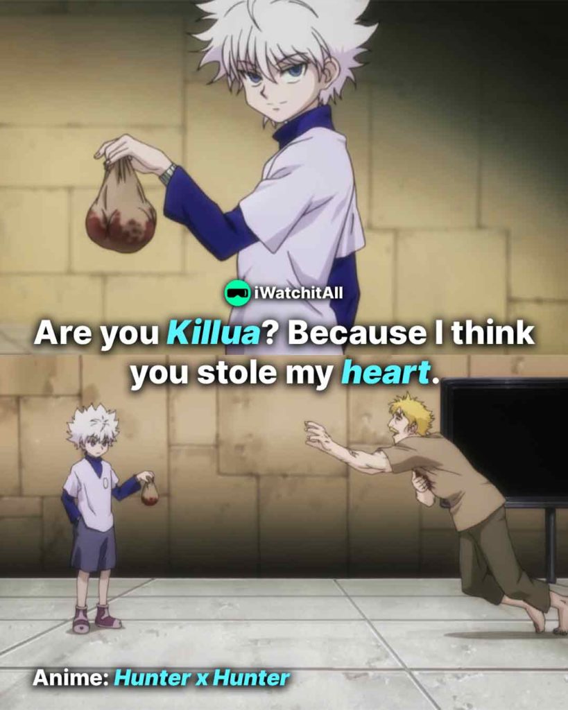 Killua Are you Killua Because I think you stole my heart_