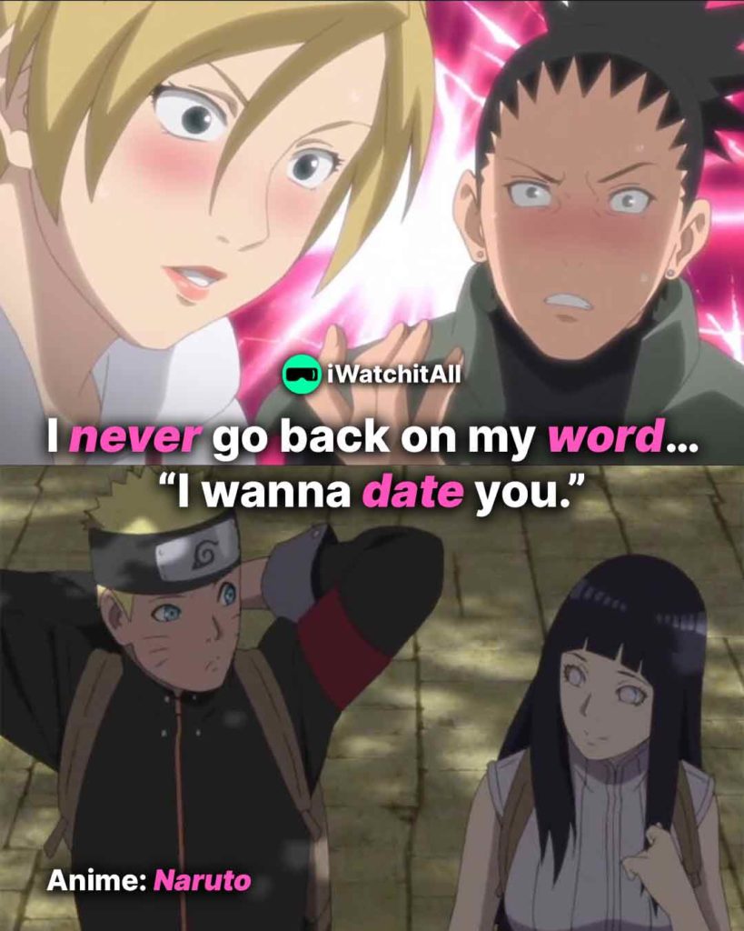 Naruto I never go back on my word…