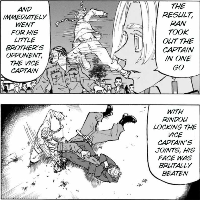 Ran Haitani Fighting Prowess Tokyo Revengers