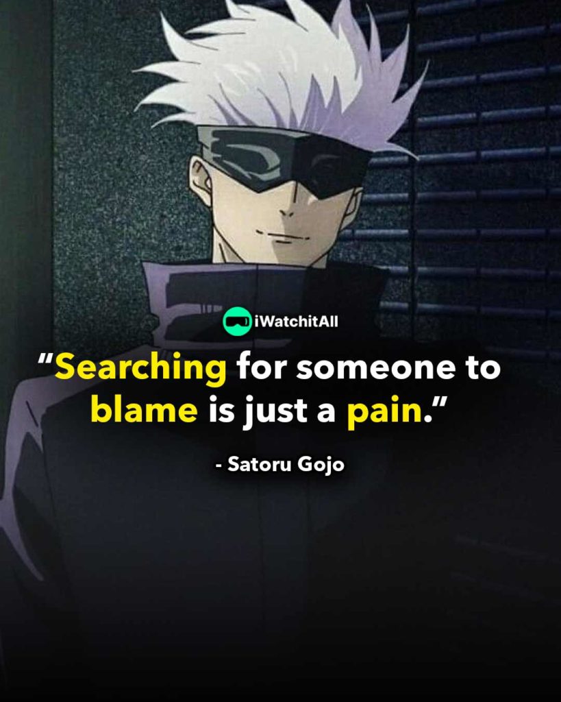 Searching for someone to blame is just a pain