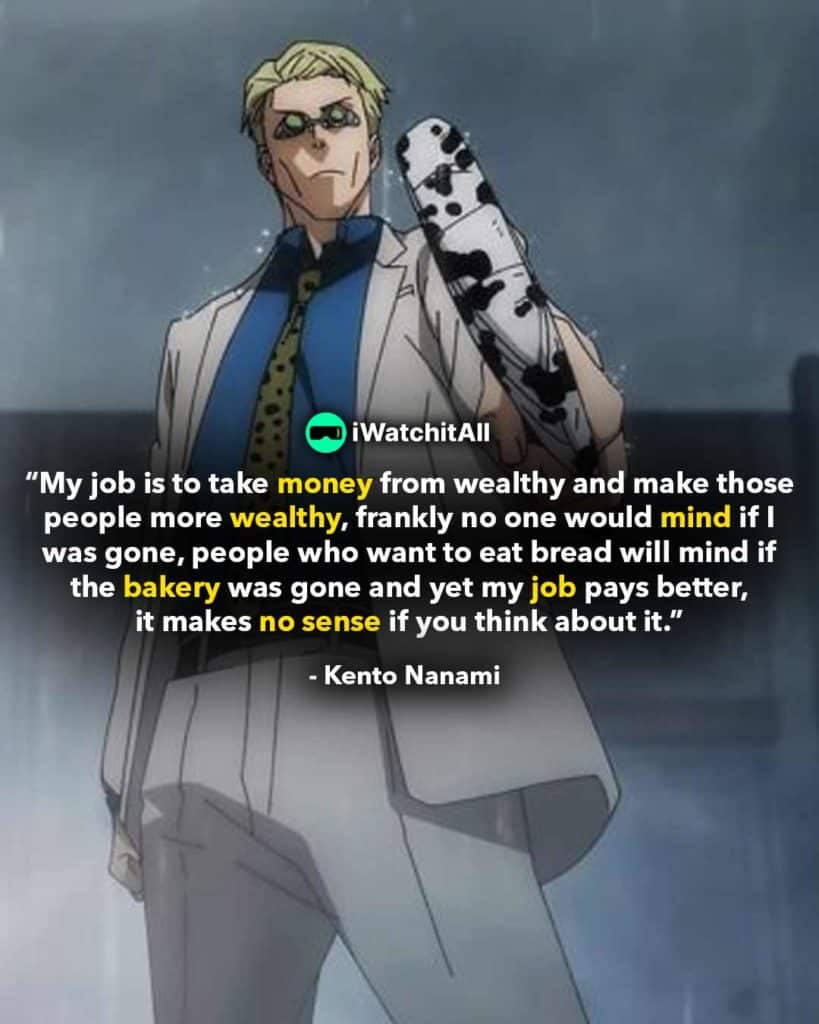 my job is to take money from wealthy and make those wealthy more wealthier