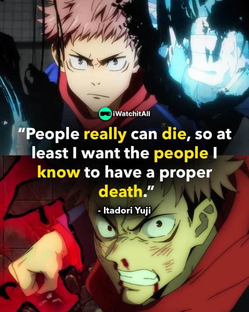 people really can die so at least i want the people i know to have proper death