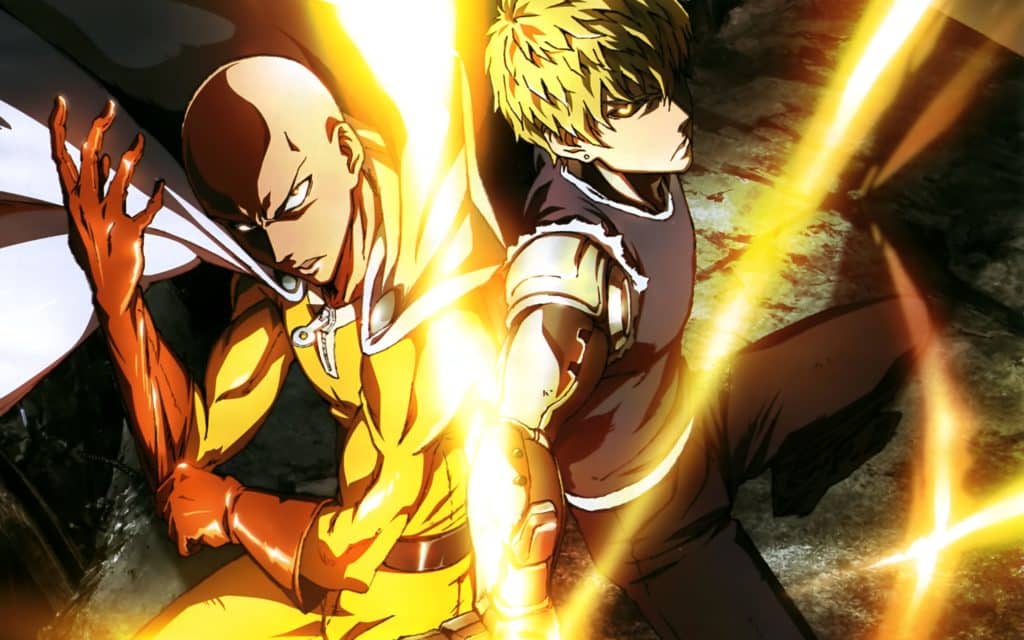 saitama and genos saitama one punch man 39421272 2880 1800