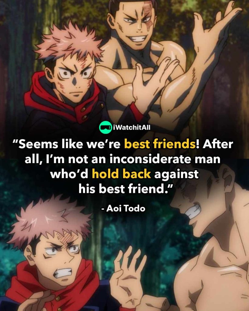 seems like we're best friends! after all, I'm not an inconsiderate man who'd hold back against his best friend