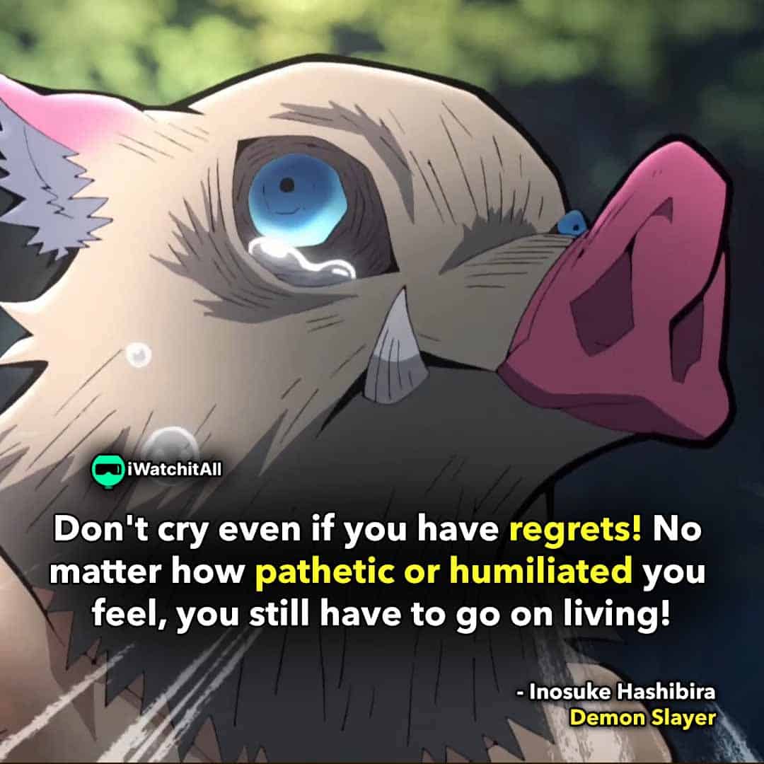 Inosuke Hashibira Quote 1