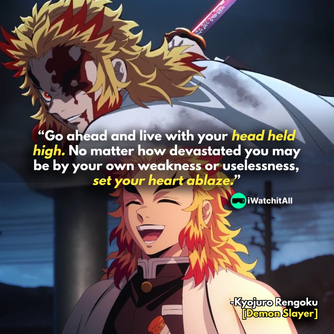 Kyojuro Rengoku Quote 2