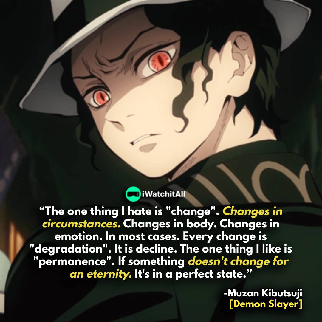 Muzan Kibutsuji Quote 2
