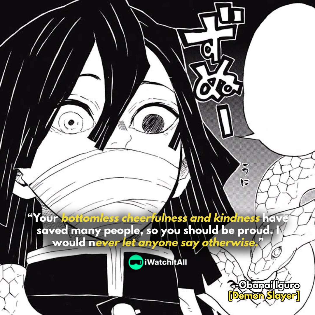 Obanai Iguro Quote 3