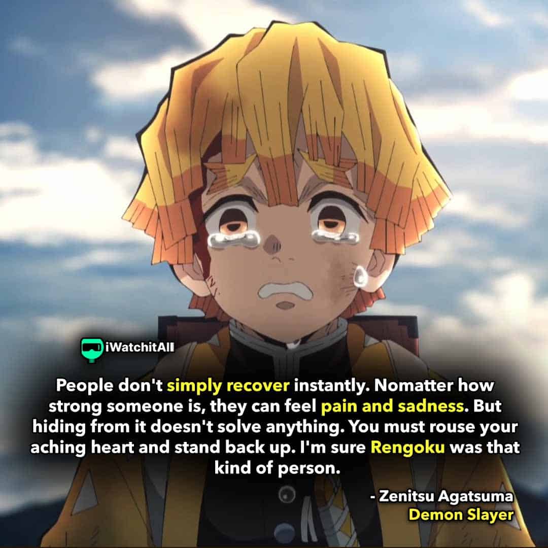 Zenitsu Agatsuma Quote 1
