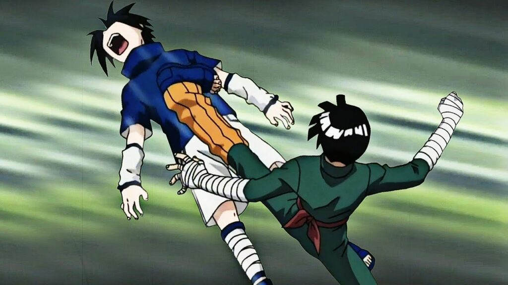 rock lee and sasuke