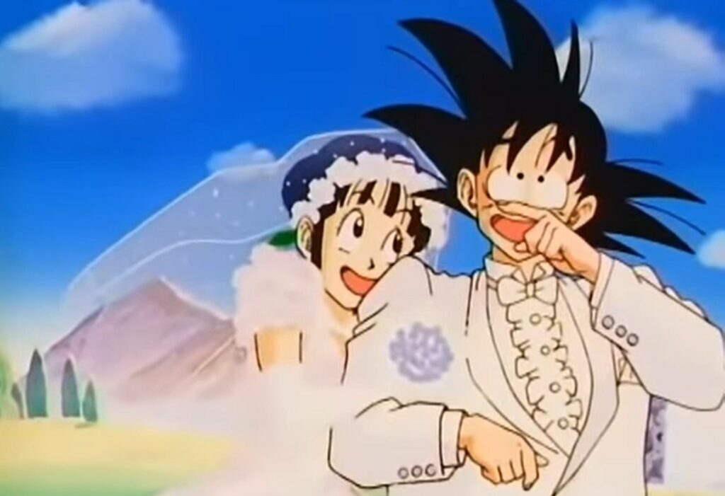 Goku and Chichi Blue Lock Character Blue Lock Character