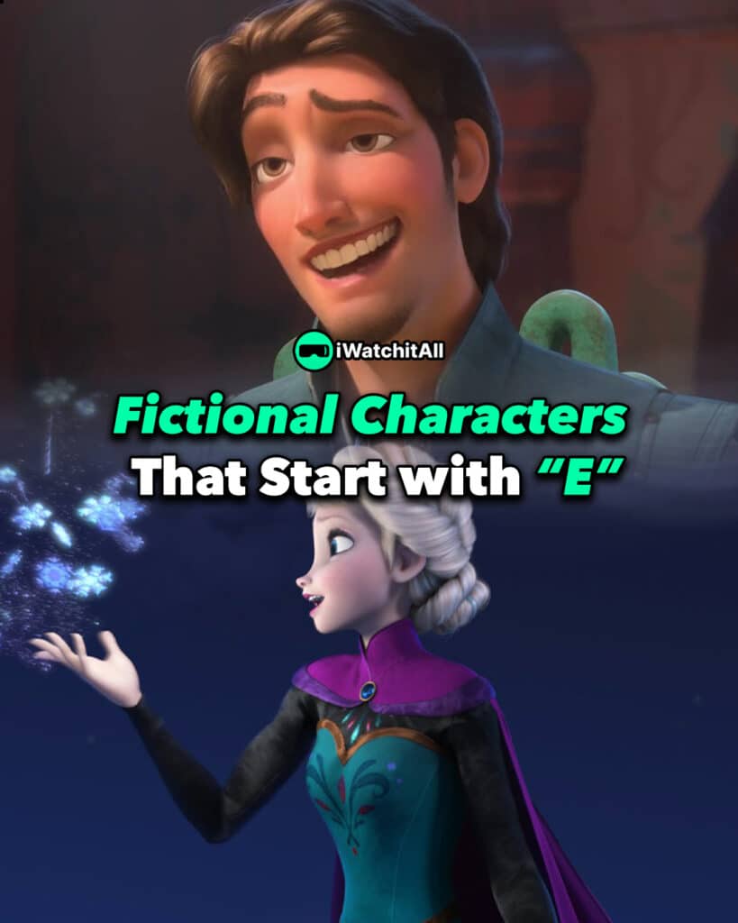 fictional characters that start with e