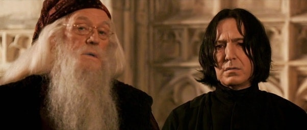 snape and dumbledore