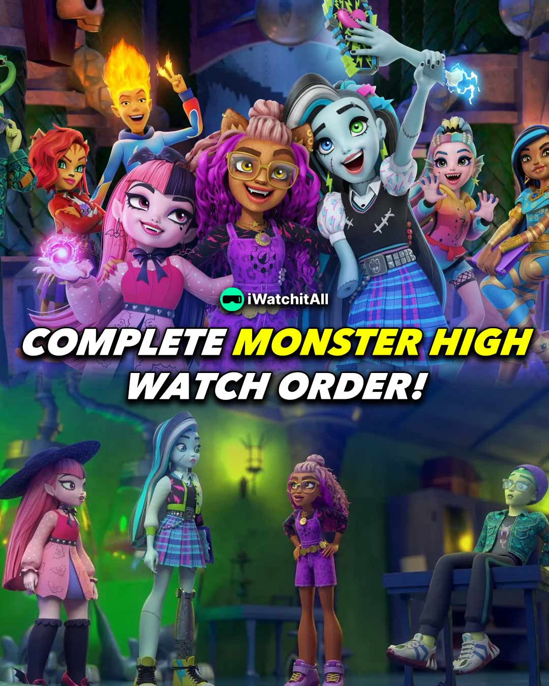 COMPLETE MONSTER HIGH WATCH ORDER